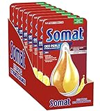 Somat Deo Perls Geschirrspüler Deo Zitrone & Orange (60 Spülgänge), Spülmaschinen Deo zur Geruchsneutralisierung für einen frischen Geschirrspüler Duft (8x17g)